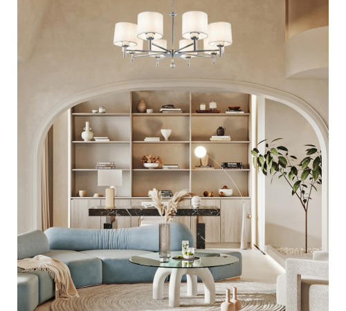 Подвесная люстра Arte Milano Amalfi 332756/8 CR Подвесная люстра Arte Milano Amalfi 332756/8 CR