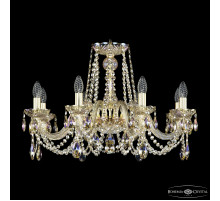 Подвесная люстра Bohemia Ivele Crystal 1402/8/240 G M801