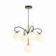 Подвесная люстра Arte Milano Neapolis 273808/4+1 BK/GD