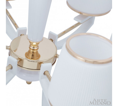 Подвесная люстра Arte Milano Florentia-2457 302457/6 Wh/Gd