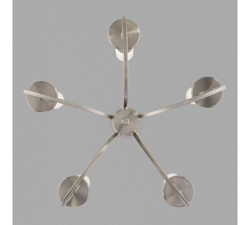 Подвесная люстра Eurosvet 60117/5 никель