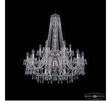 Подвесная люстра Bohemia Ivele Crystal 1403/12+6/300/h-100/2d Ni
