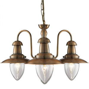 Подвесная люстра Arte Lamp Fisherman A5518LM-3RB