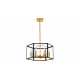 Подвесная люстра Lumina Deco Lorton LDP 1142-6 BK+MD