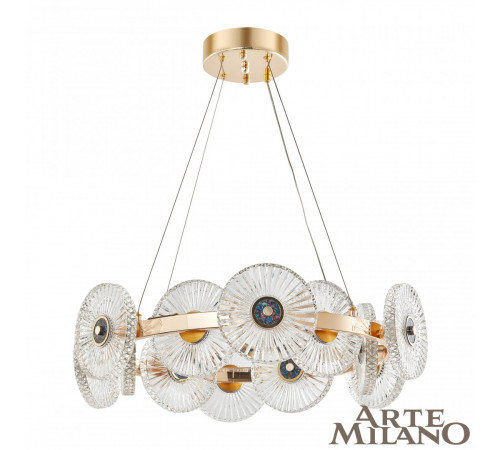 Подвесная люстра Arte Milano 3653.D600.H800.LED G Подвесная люстра Arte Milano 3653.D600.H800.LED G