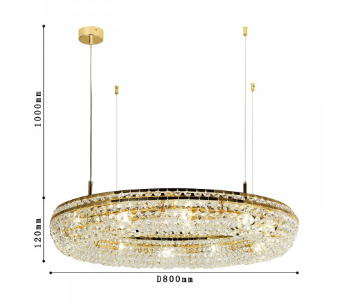 Подвесная люстра Favourite Monilibus 4015-12P Подвесная люстра Favourite Monilibus 4015-12P