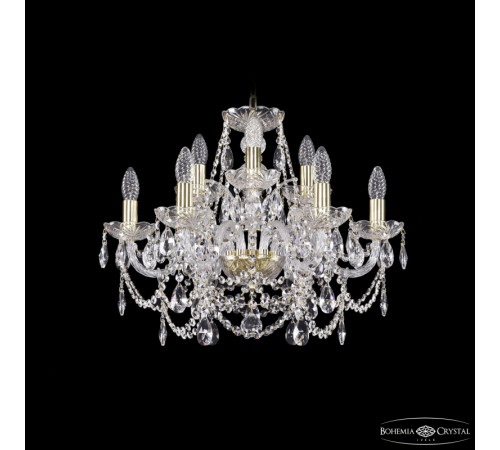 Подвесная люстра Bohemia Ivele Crystal 1411/6+3/195 G