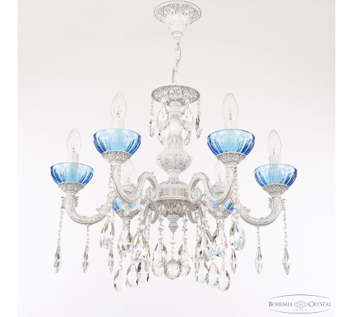 Подвесная люстра Bohemia Ivele Crystal AL79101/6/175 A WMN P Aquamarine/M-1H Подвесная люстра Bohemia Ivele Crystal AL79101/6/175 A WMN P Aquamarine/M-1H
