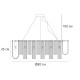 Подвесная люстра Arte Lamp Denebola A4074LM-14CC