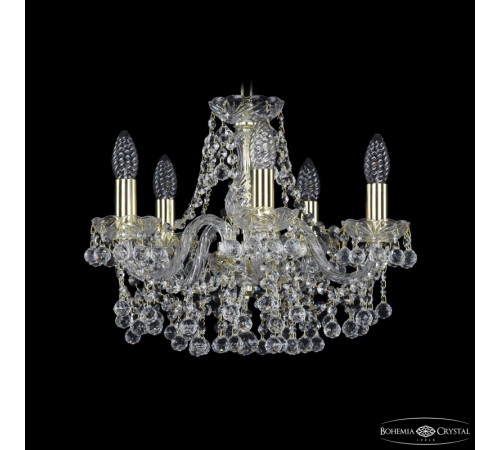 Подвесная люстра Bohemia Ivele Crystal 1409/5/141 G Подвесная люстра Bohemia Ivele Crystal 1409/5/141 G