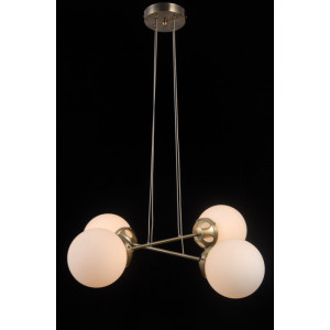 Подвесная люстра Natali Kovaltseva MOLECULE 81047-4C ANTIQUE BRASS