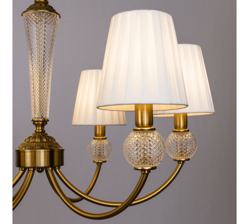 Подвесная люстра Arte Lamp Gracie A7301LM-6PB Подвесная люстра Arte Lamp Gracie A7301LM-6PB