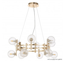 Подвесная люстра Crystal Lux LUXURY SP12 GOLD