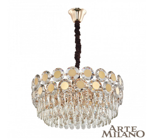 Подвесная люстра Arte Milano 97188.D550.H260.E14.12 G Подвесная люстра Arte Milano 97188.D550.H260.E14.12 G