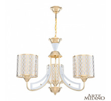 Подвесная люстра Arte Milano Florentia-3387 303387/3 Wh/Gd