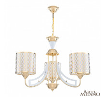 Подвесная люстра Arte Milano Florentia-3387 303387/3 Wh/Gd