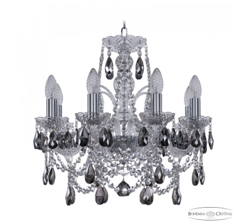 Подвесная люстра Bohemia Ivele Crystal 1411/8/160 Ni K781 Подвесная люстра Bohemia Ivele Crystal 1411/8/160 Ni K781