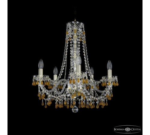 Подвесная люстра Bohemia Ivele Crystal 1410/5/195/h-60 G V1003 Подвесная люстра Bohemia Ivele Crystal 1410/5/195/h-60 G V1003