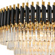 Подвесная люстра Natali Kovaltseva DARIAN 76017/12C GOLD BLACK