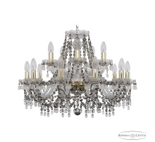 Подвесная люстра Bohemia Ivele Crystal 1410/10+5/240 G V0300 R731