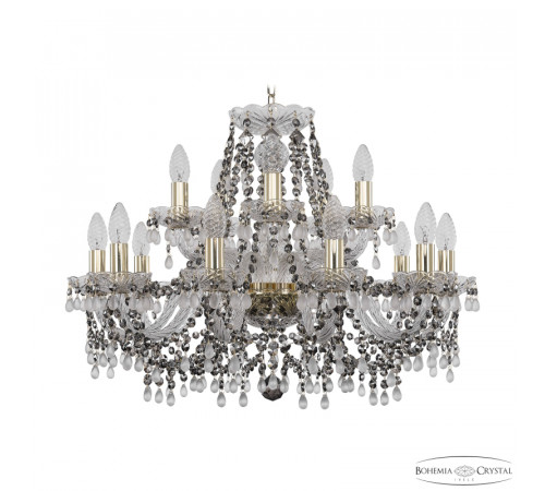 Подвесная люстра Bohemia Ivele Crystal 1410/10+5/240 G V0300 R731 Подвесная люстра Bohemia Ivele Crystal 1410/10+5/240 G V0300 R731