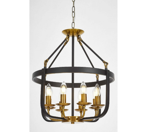 Подвесная люстра Lumina Deco Berling LDP 8024-8 BK+MD Подвесная люстра Lumina Deco Berling LDP 8024-8 BK+MD