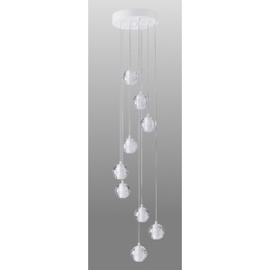 Подвесная люстра Crystal Lux Gaspar GASPAR SP9 D300 WHITE