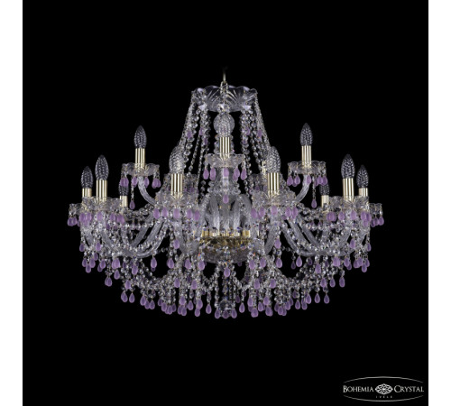 Подвесная люстра Bohemia Ivele Crystal 1410/10+5/300 G V7010 Подвесная люстра Bohemia Ivele Crystal 1410/10+5/300 G V7010