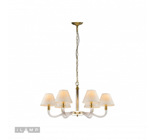 Подвесная люстра iLamp Amber YT2043-6 GD+Coffee