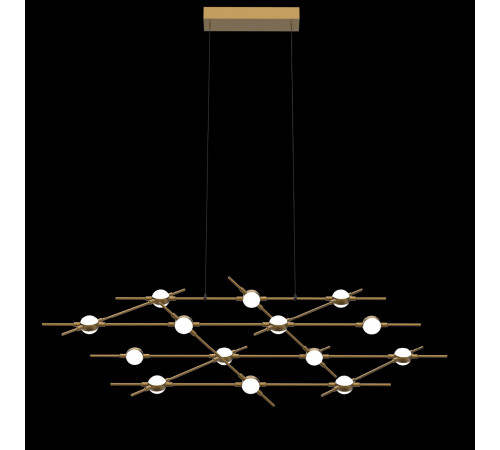 Подвесная люстра DeLight Collection Molecular MD18001067-14A black/gold