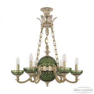 Подвесная люстра Bohemia Ivele Crystal Verona 72009P/6/175 GW P Clear-Green/H-1J Y8 FL2S