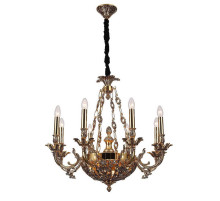 Подвесная люстра Lucia Tucci Firenze 1781.8.2 Antique Gold