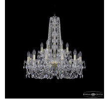 Подвесная люстра Bohemia Ivele Crystal 1402/12+6/240/h-75 G