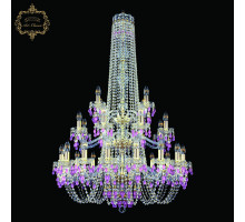 Подвесная люстра Art Classic 11.24.16+8+4.300.3d.h-128.Gd.V7010