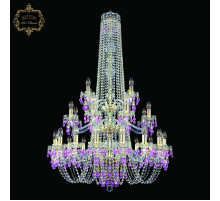 Подвесная люстра Art Classic 11.24.16+8+4.300.3d.h-128.Gd.V7010