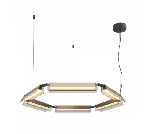 Подвесная люстра Maytoni Flat MOD296PL-L60BS3K Подвесная люстра Maytoni Flat MOD296PL-L60BS3K