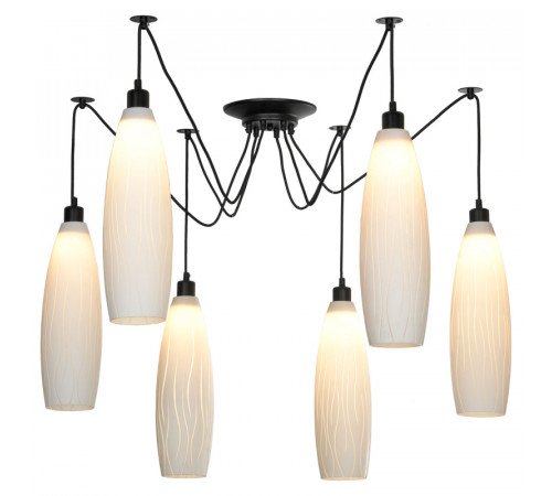 Подвесная люстра Lussole Loft Shirley LSP-8435 Подвесная люстра Lussole Loft Shirley LSP-8435