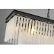 Подвесная люстра Delight Collection 1920s Odeon KR0387P-10C/P black/frost