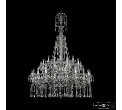 Подвесная люстра Bohemia Ivele Crystal 1413/20+10+5/400/XL-164/2d Ni