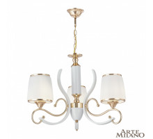 Подвесная люстра Arte Milano Florentia-3857 303857/3 Wh/Gd