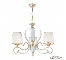Подвесная люстра Arte Milano Florentia-3857 303857/3 Wh/Gd