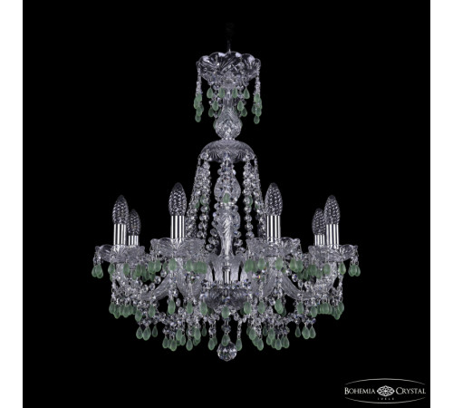 Подвесная люстра Bohemia Ivele Crystal 1410/8/195/XL-66 Ni V5001 Подвесная люстра Bohemia Ivele Crystal 1410/8/195/XL-66 Ni V5001
