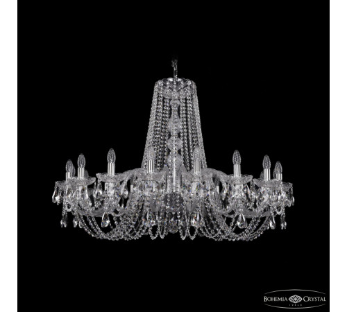 Подвесная люстра Bohemia Ivele Crystal 1402/18/400 Ni