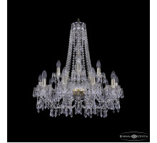 Подвесная люстра Bohemia Ivele Crystal 1403/10+5/240/h-76 G