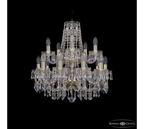 Подвесная люстра Bohemia Ivele Crystal 1403/10+5/195/2d G