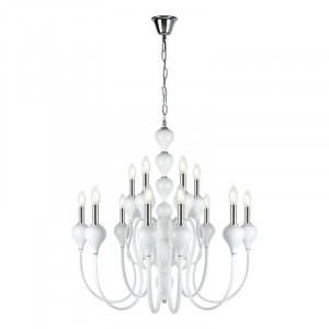 Подвесная люстра iLamp Lady 88003-8+4 WH