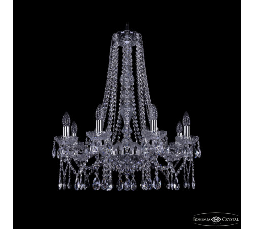 Подвесная люстра Bohemia Ivele Crystal 1413/8/220/h-73 Ni Подвесная люстра Bohemia Ivele Crystal 1413/8/220/h-73 Ni