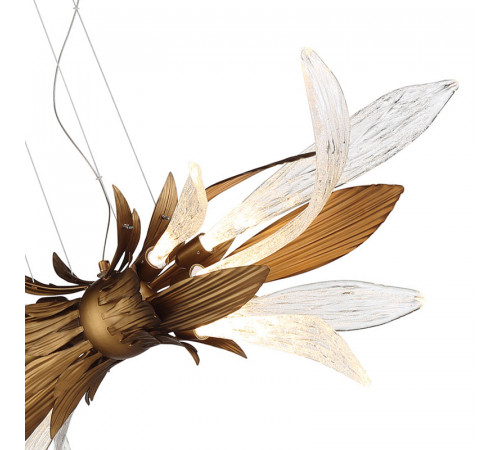 Подвесная люстра Delight Collection RP168416-11 bronze/clear