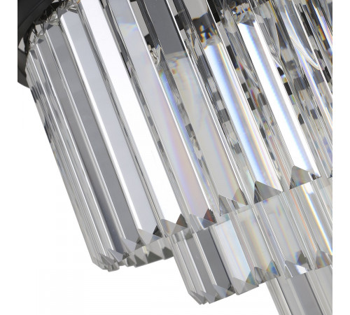 Подвесная люстра Delight Collection 1920s Odeon KR0387P-6 black/clear