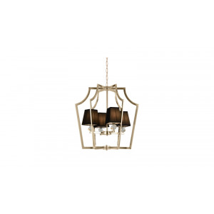 Подвесная люстра Lumina Deco Montero LDP 1249-4 GD+BK